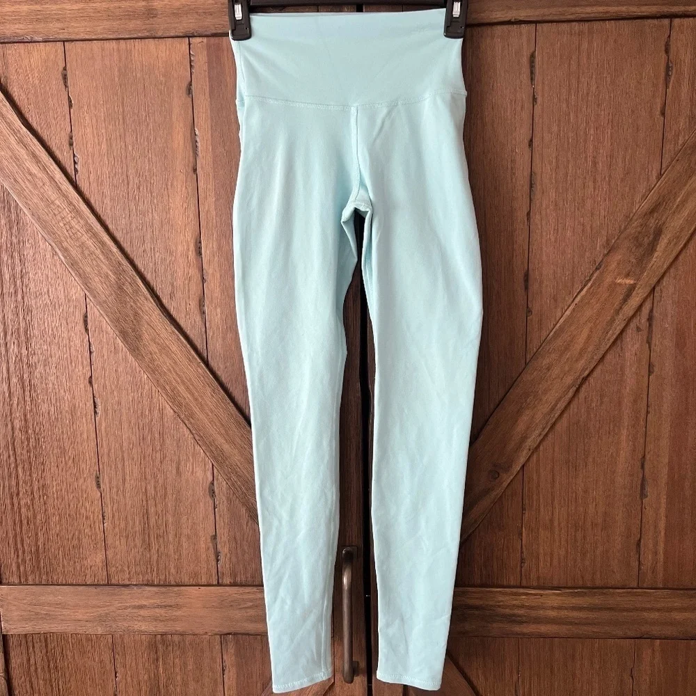 Alo Yoga High-Waist Athletic Leggings Light Turquoise Size XS